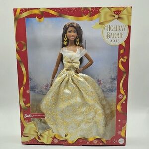 Holiday Barbie 2025 Signature Gold Silver Gown Doll NIB